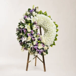 Ramo fúnebre tapizado