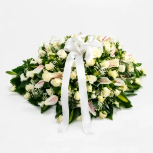 Ramo fúnebre cubre caja