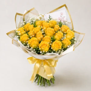 Bouquet de rosas amarillas