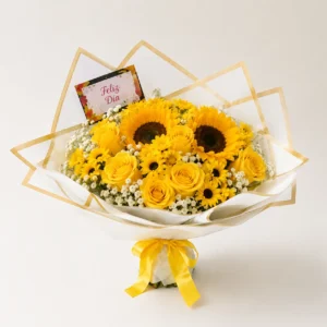 Bouquet amarillo surtido