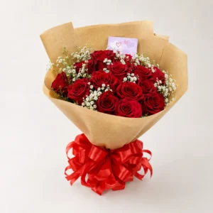 Bouquet rosas rojas