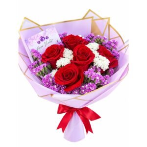 Mini Bouquet Rosas Rojas
